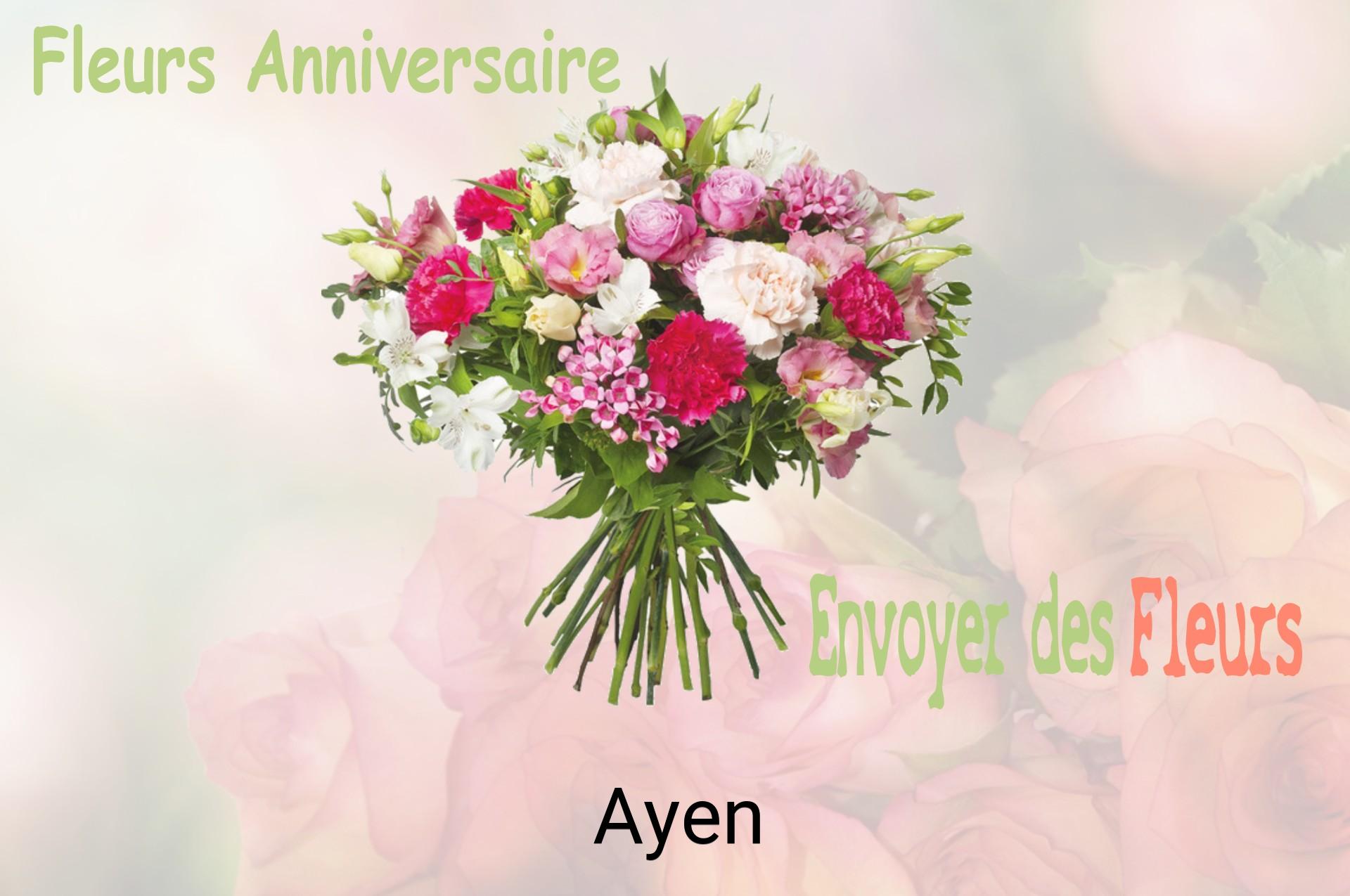Bouquet de fleurs d’anniversaire livré à Ayen
